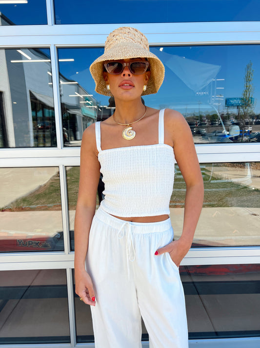 AMEILIE LINEN TOP