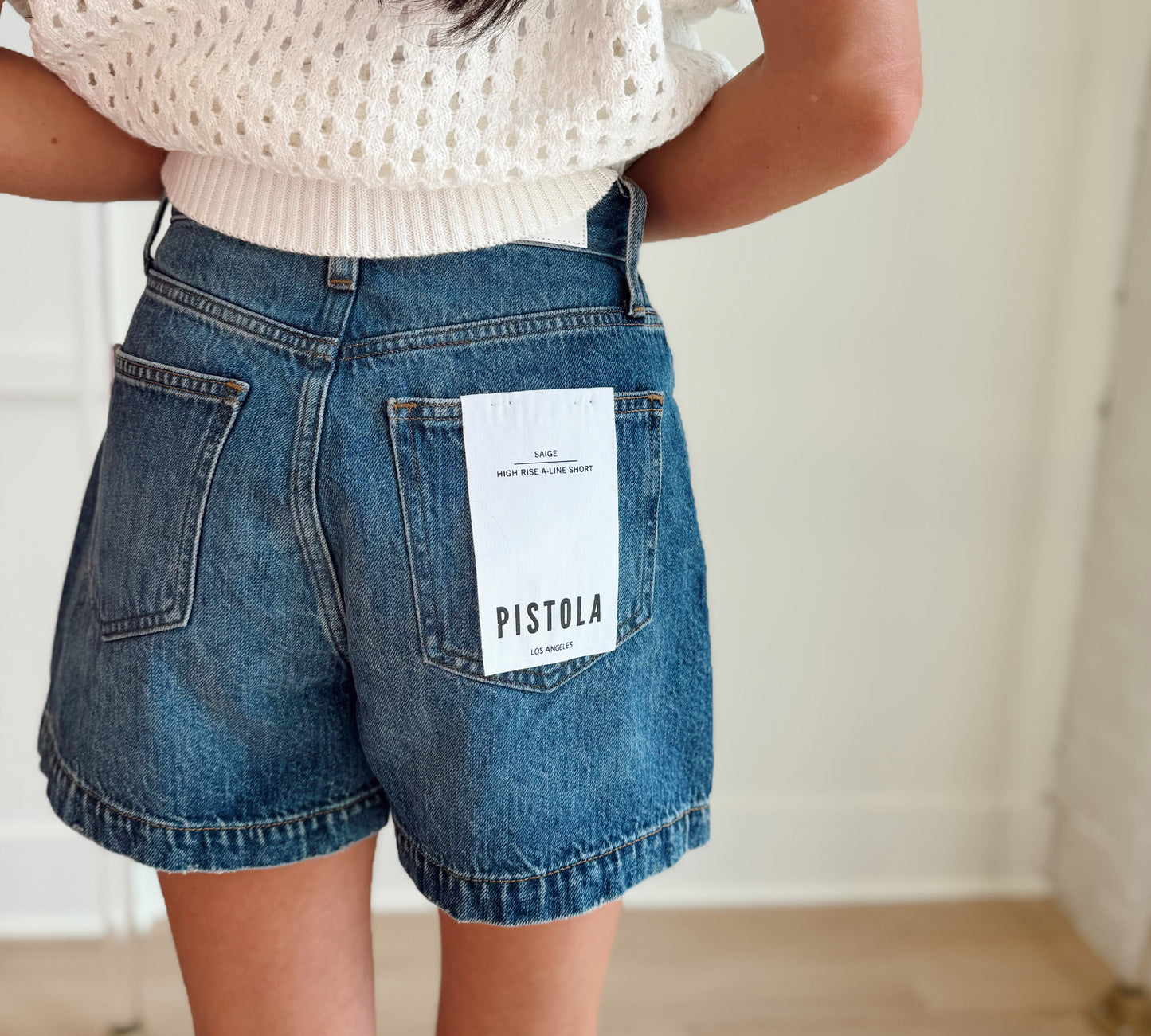 SAIGE SHORT IN WISHBONE