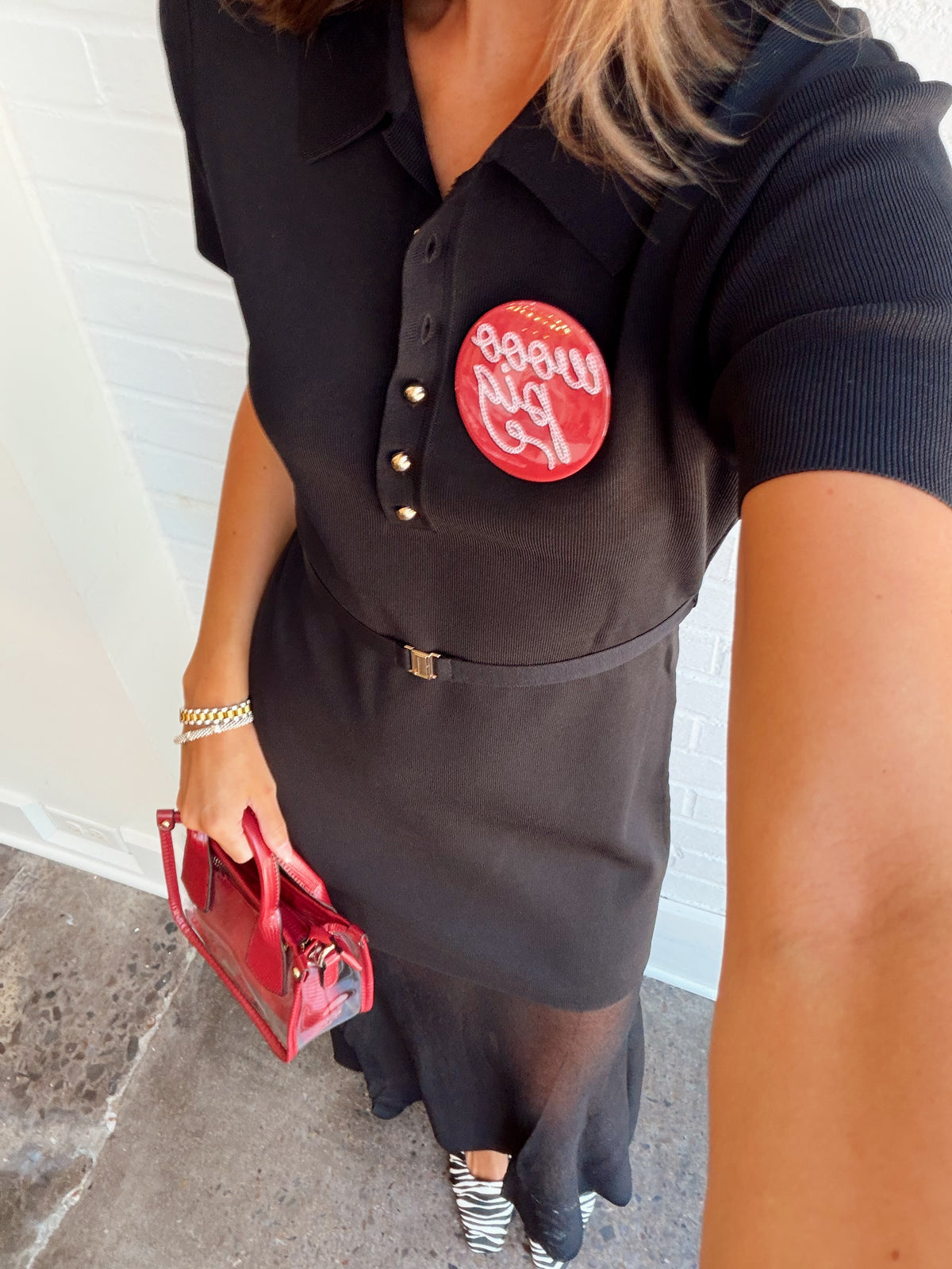 KAHITE KNIT MIDI DRESS