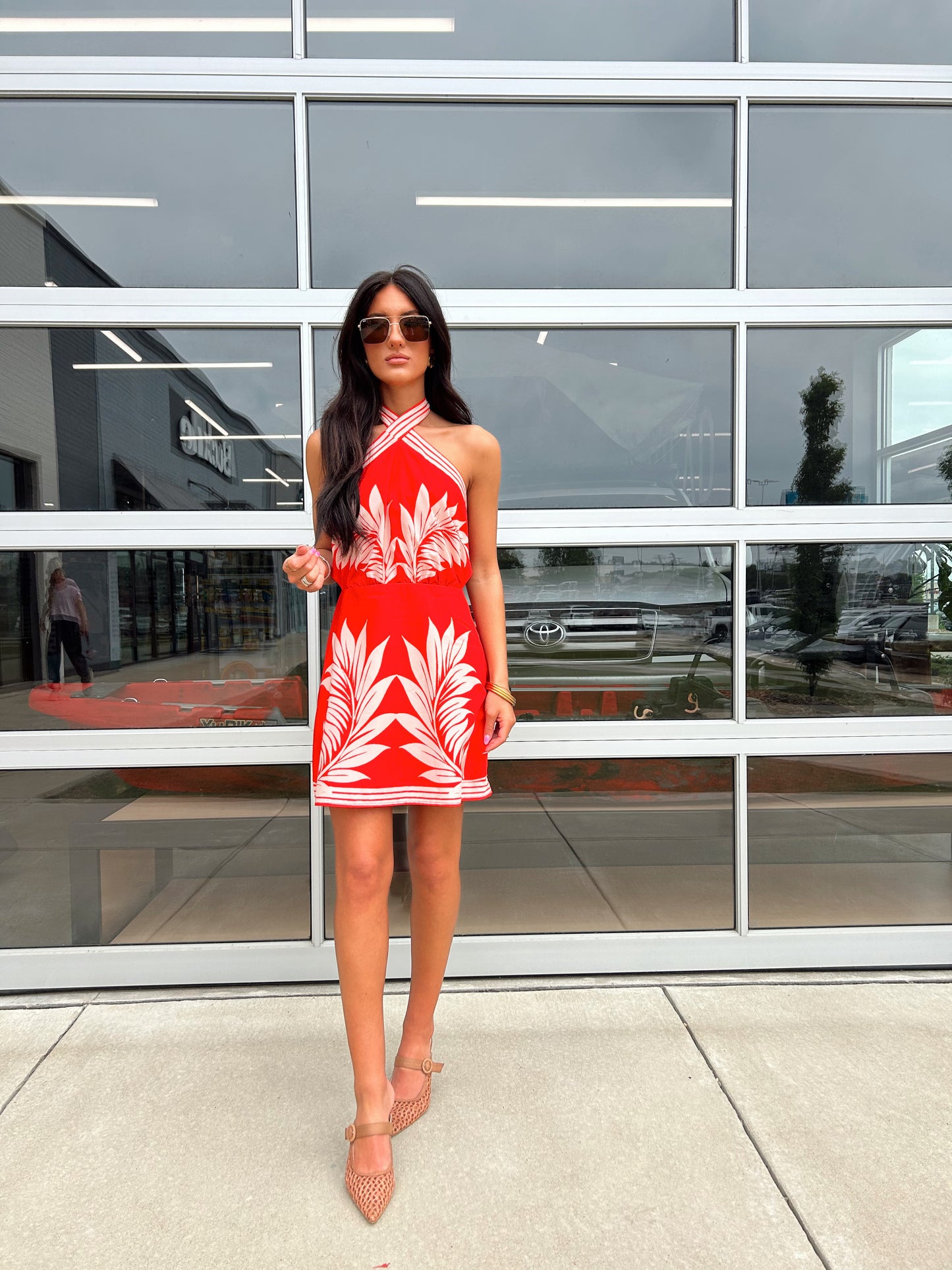 HALTER NECK MINI DRESS