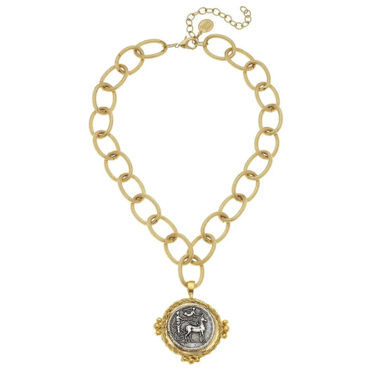ROMAN CHARLOTTE COIN NECKLACE