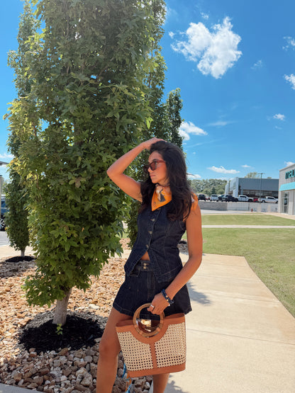 OUT AND ABOUT TOP