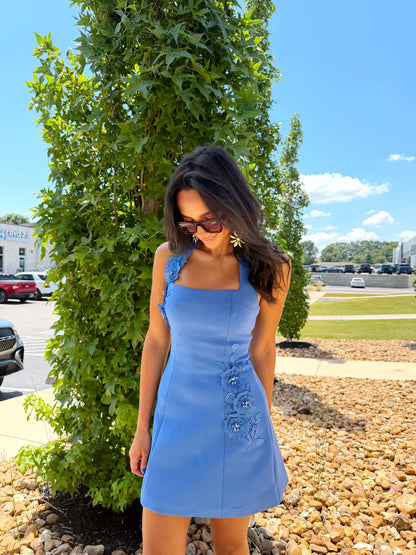 TABITHA HALTER MINI DRESS