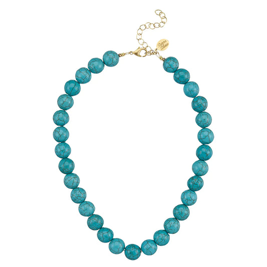 14MM TURQUOISE NECKLACE