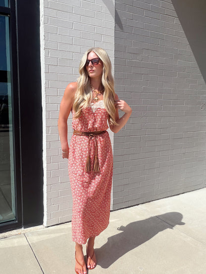 EMELAIRIS FLORAL MIDI DRESS