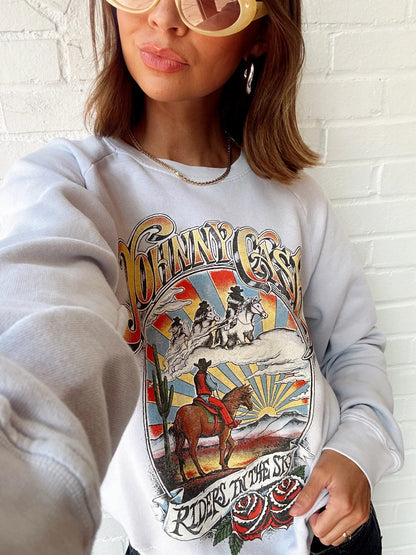 JOHNNY CASH GHOST RIDERS VINTAGE SWEATSHIRT