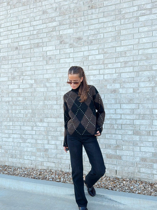 AMORA LS MOCK PULLOVER