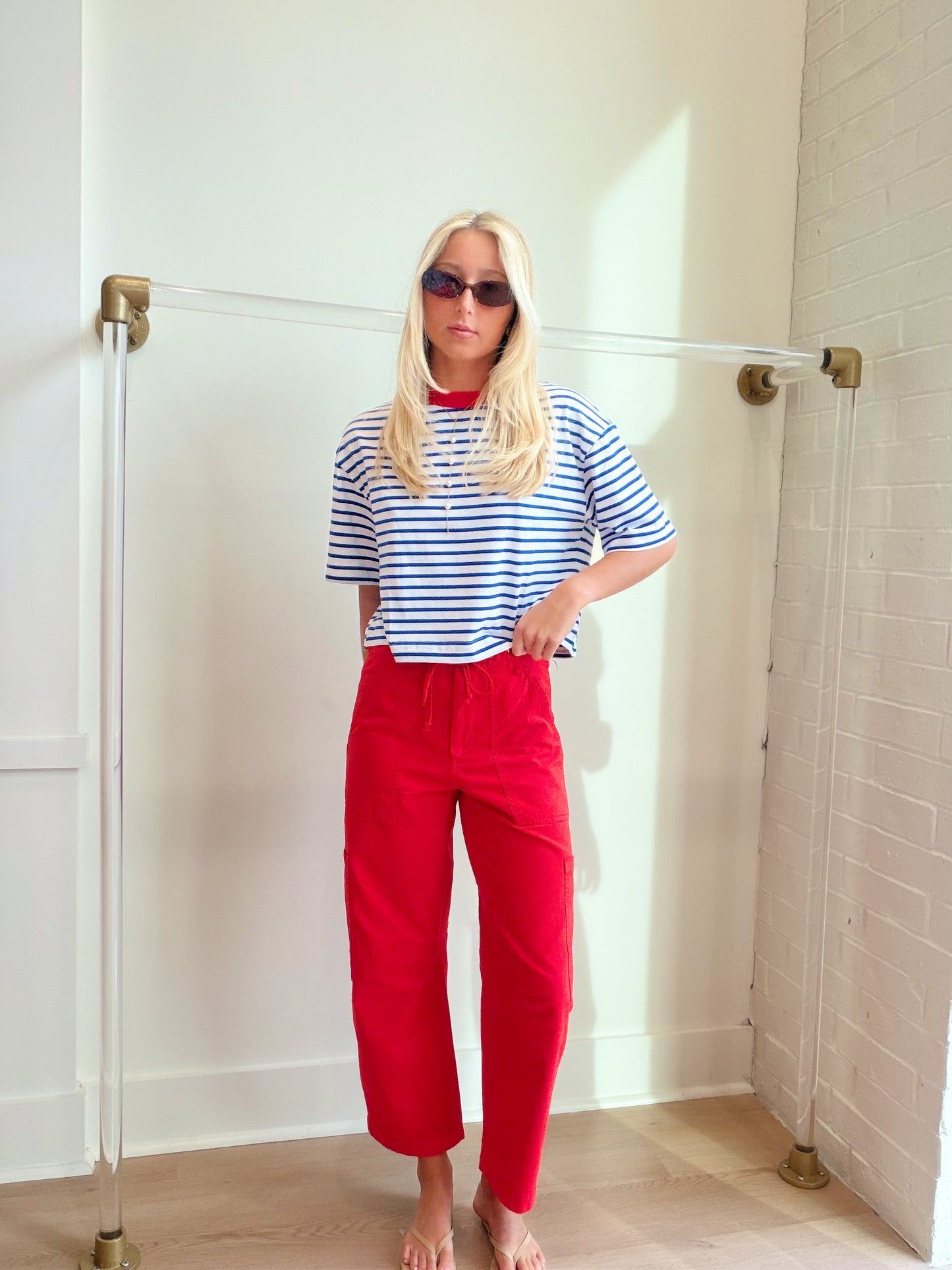 MAE STRIPED TEE