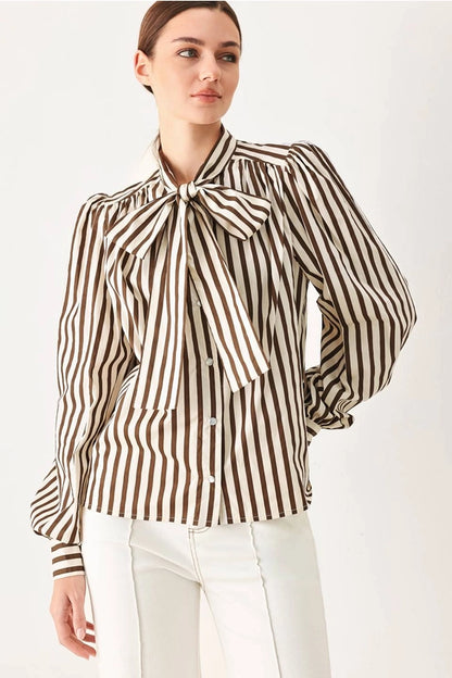 PRINTED WOVEN TOP