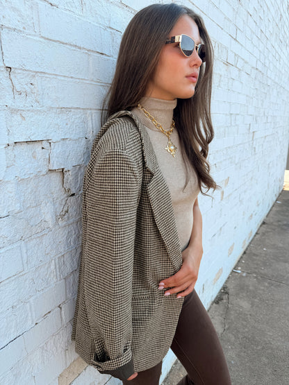 EVAN CHECK BLAZER