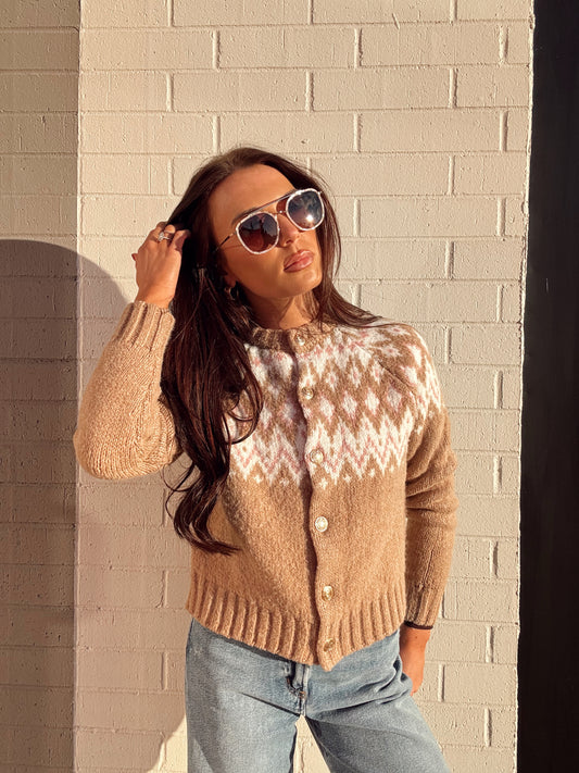 PARIS FAIR ISLE CARDIGAN
