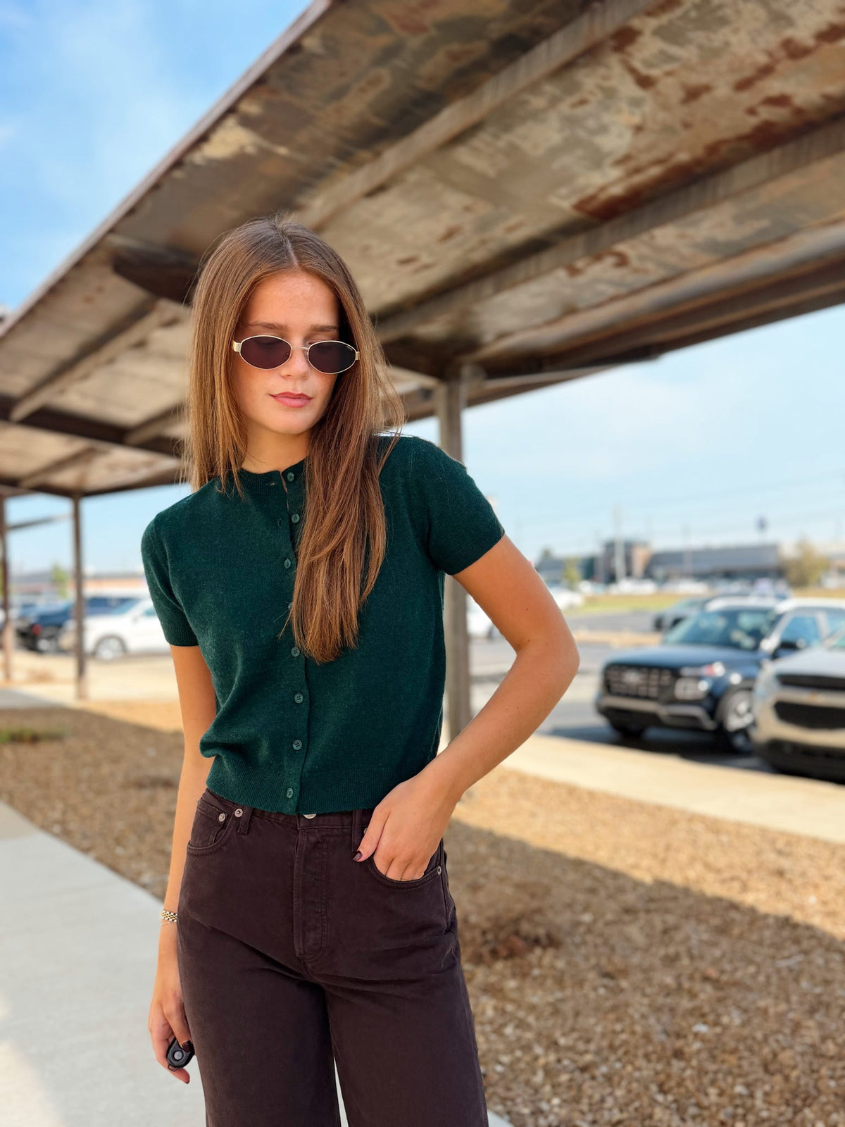 MADDIE SHORT SLEEVE CARDIGAN