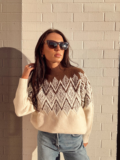 SIREN JACQUARD SWEATEE