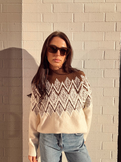 SIREN JACQUARD SWEATEE