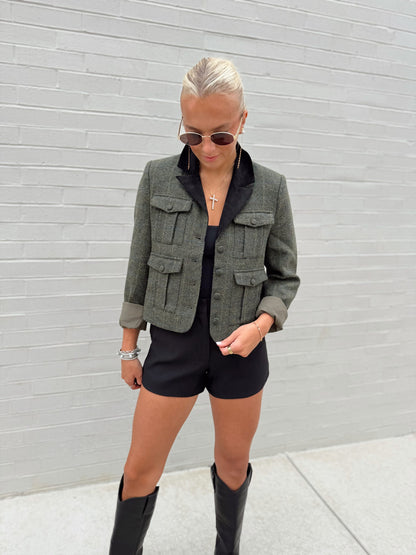 ASHER FOUR PKT DONAGEL TEEED DICKIE JACKET