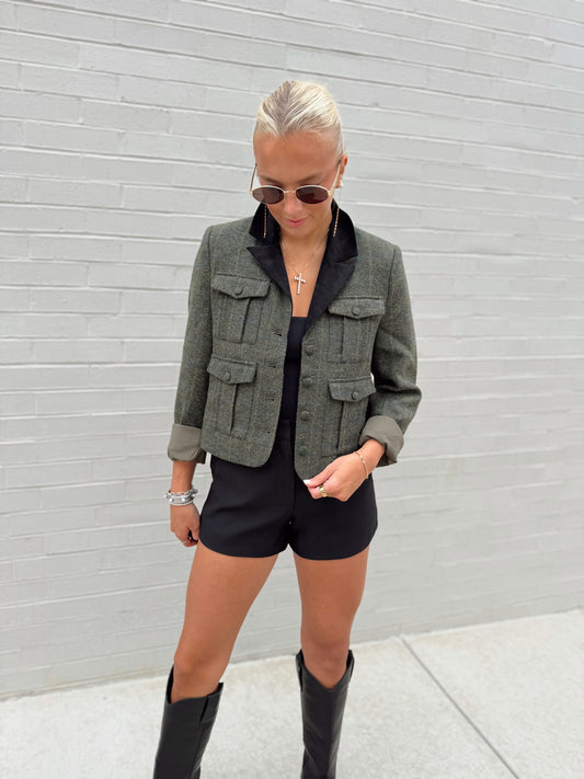ASHER FOUR PKT DONAGEL TEEED DICKIE JACKET