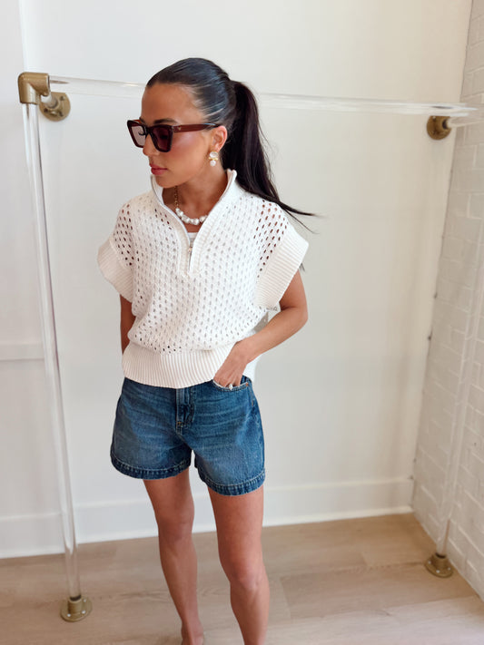 SAIGE SHORT IN WISHBONE