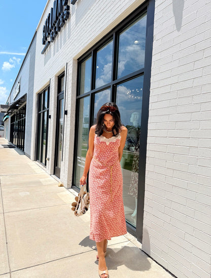EMELAIRIS FLORAL MIDI DRESS
