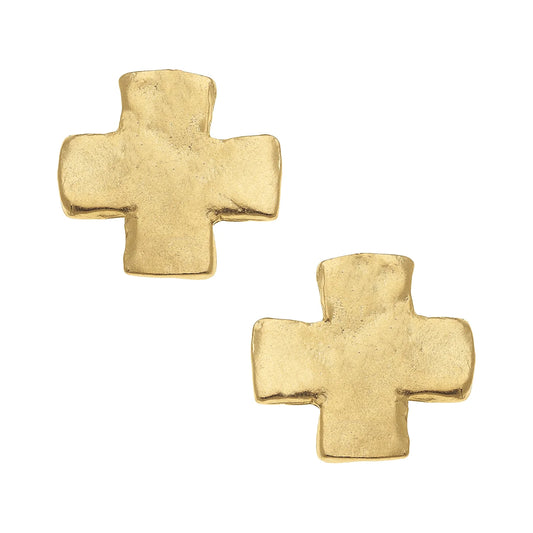 SQUARE CROSS STUDS