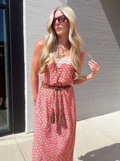 EMELAIRIS FLORAL MIDI DRESS
