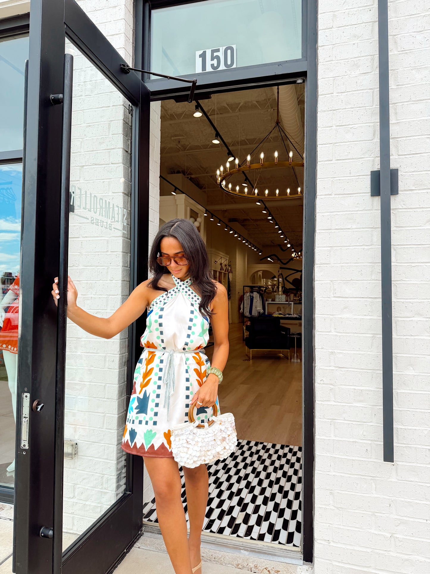 LEO HALTER DRESS