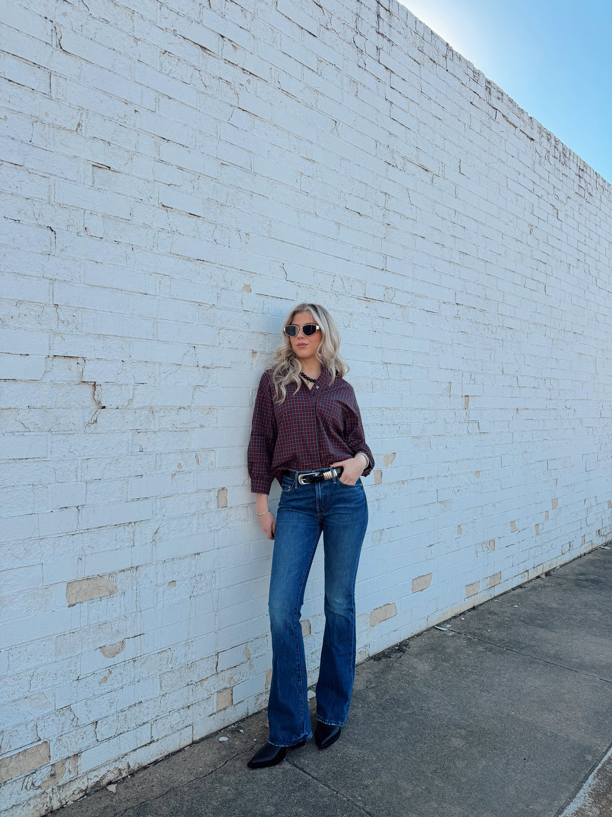 GALLI EMBELLISHED RUCHED SHIRT