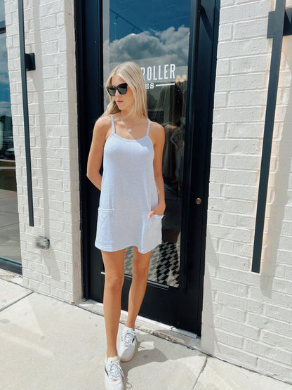 COTTON TANK MINI DRESS