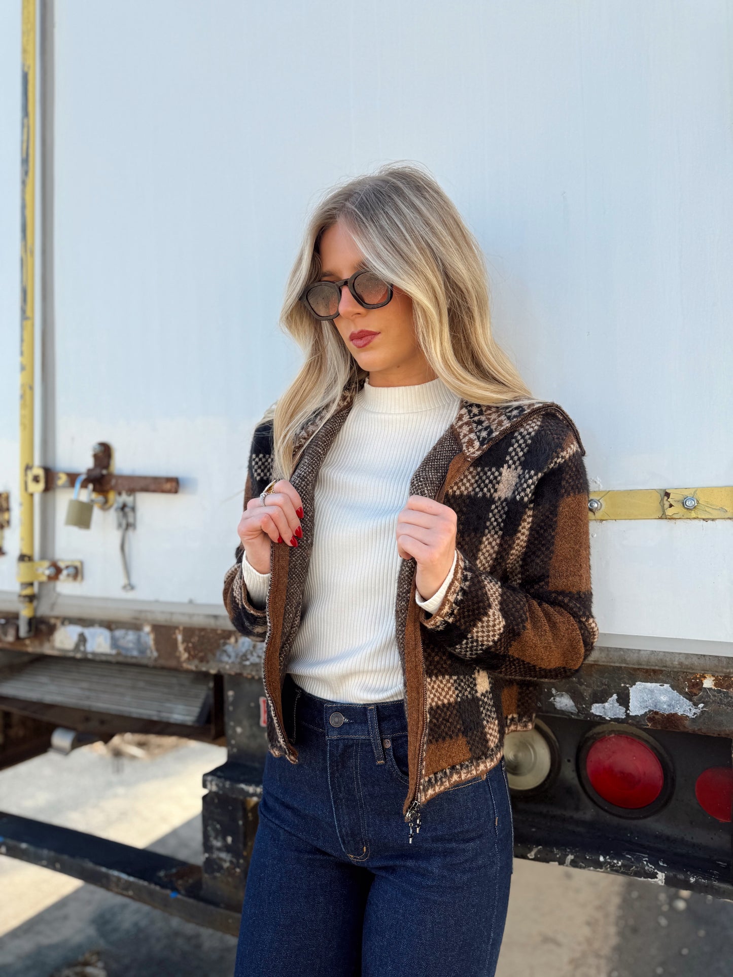 ERAY KNIT BOMBER JACKET