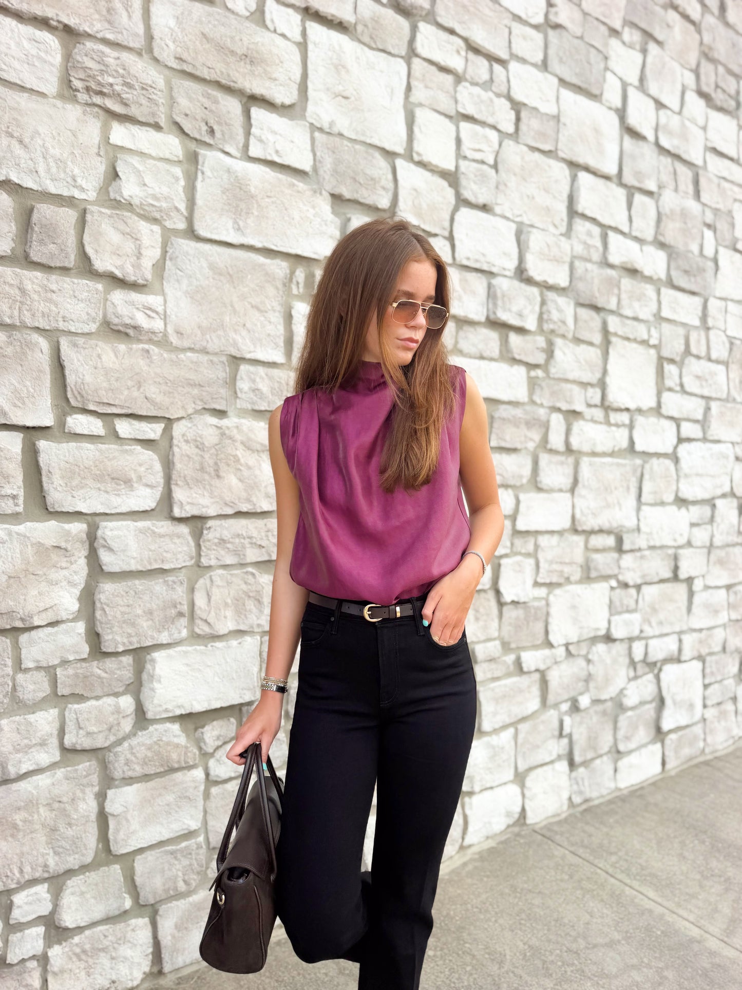 SLEEVELESS FABIENNE TOP