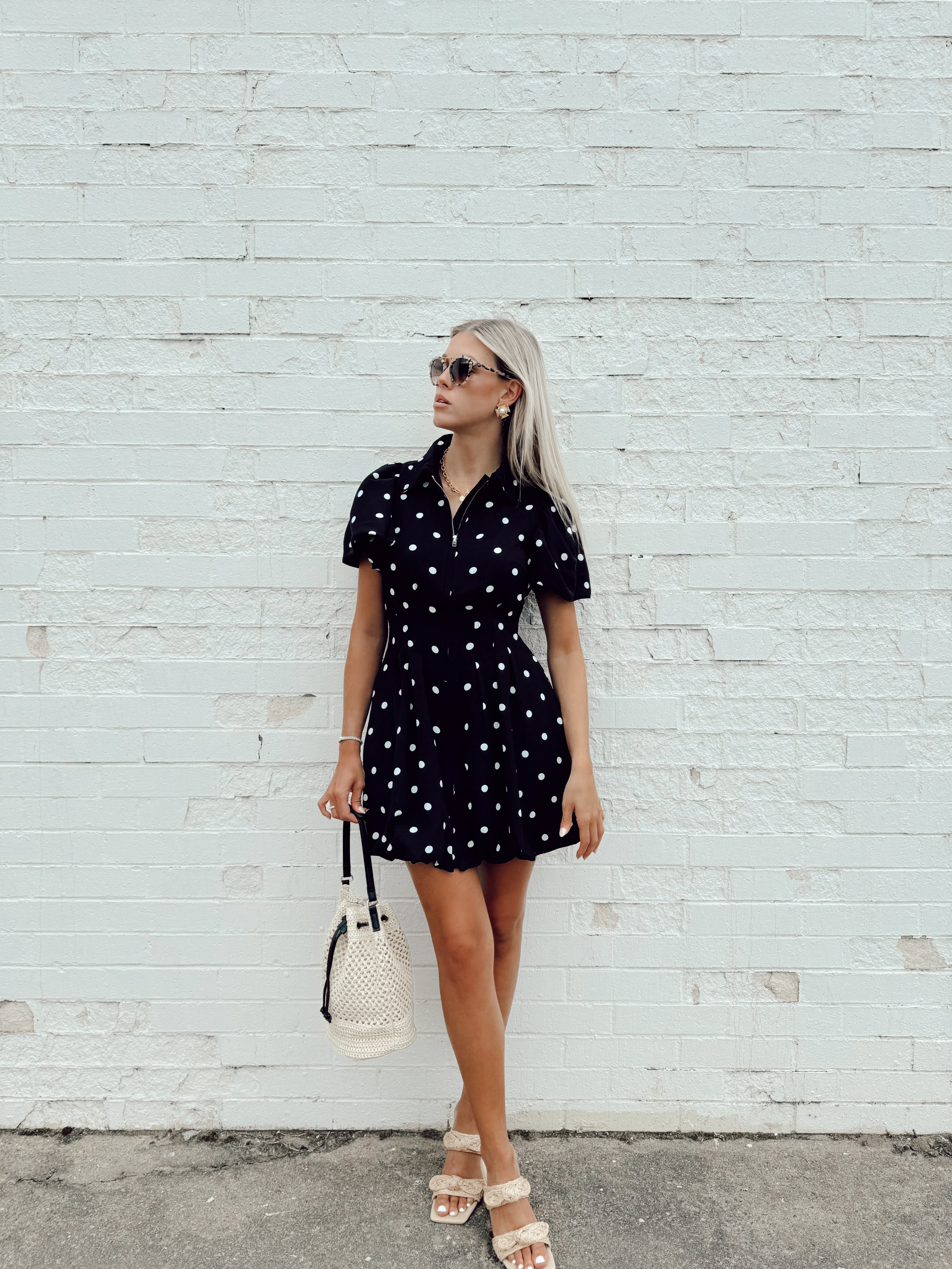 BUBBLE HEM ZIP MINI DRESS SteamRoller Blues Jonesboro