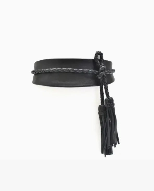 LUCKY WRAP BELT - BLACK