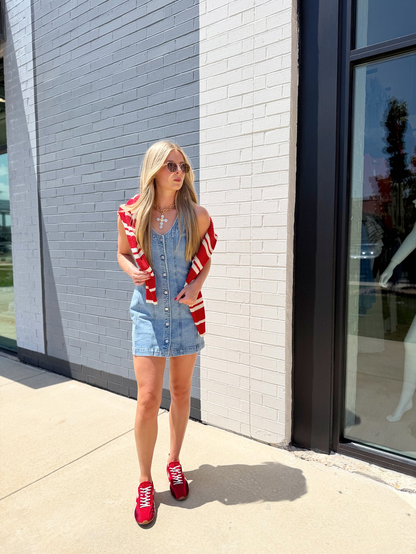JOLIE DENIM DRESS