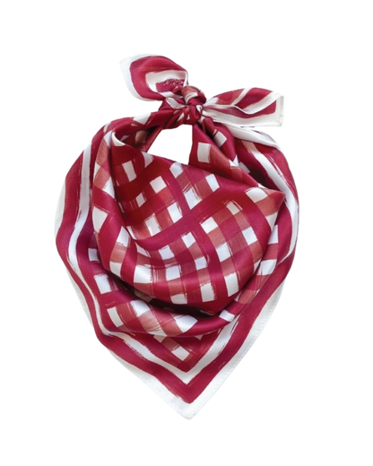 TAILGATE CHECK SCARF SQUARE