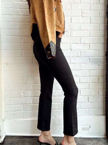 LENNON HIGH RISE CROP BOOT-NOIR