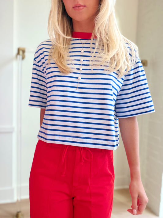 MAE STRIPED TEE