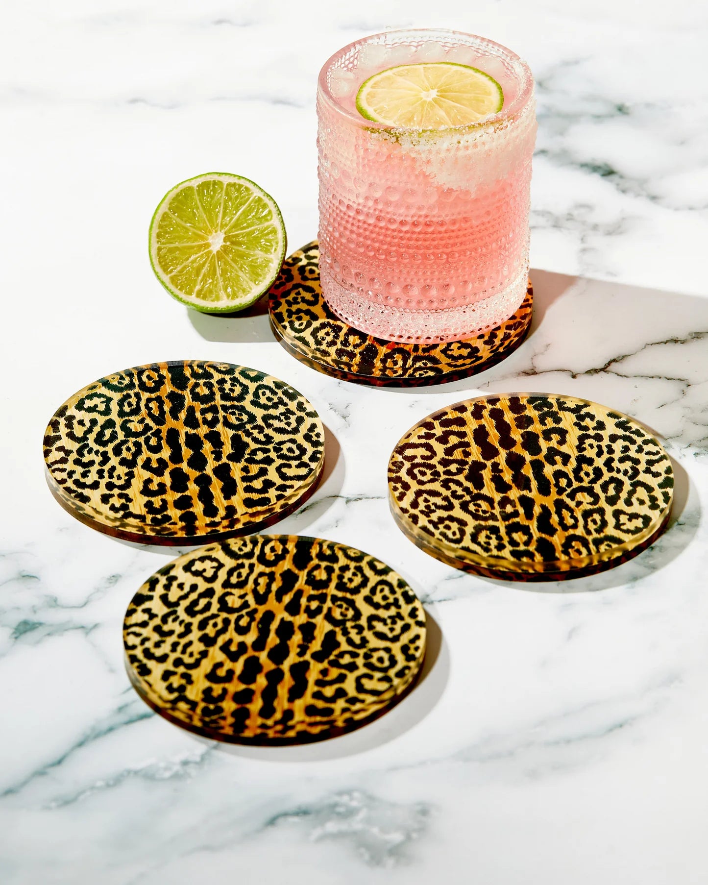 LEOPARD PRINT COASTER