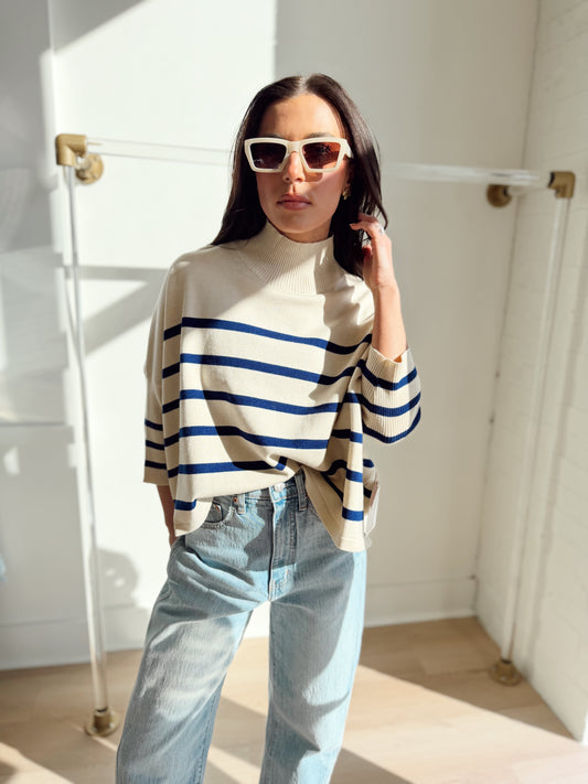 AJA STRIPE TOP