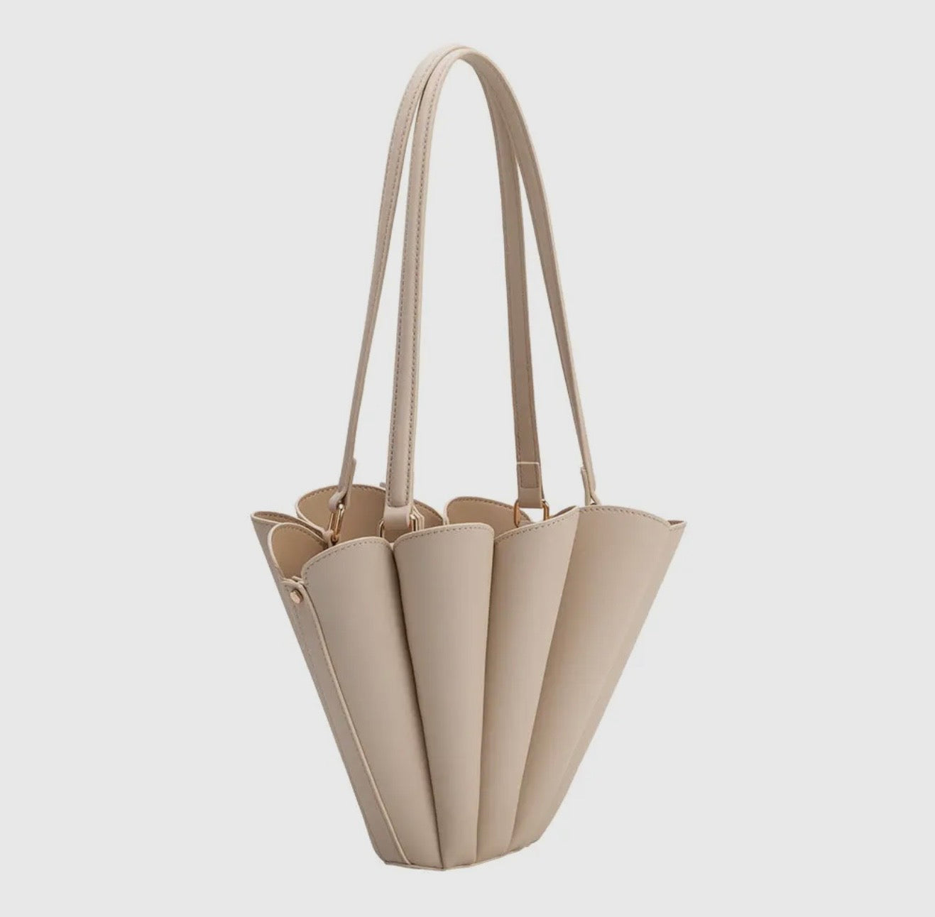 SHELLIE VEGAN LEATHER SHOULDER BAG