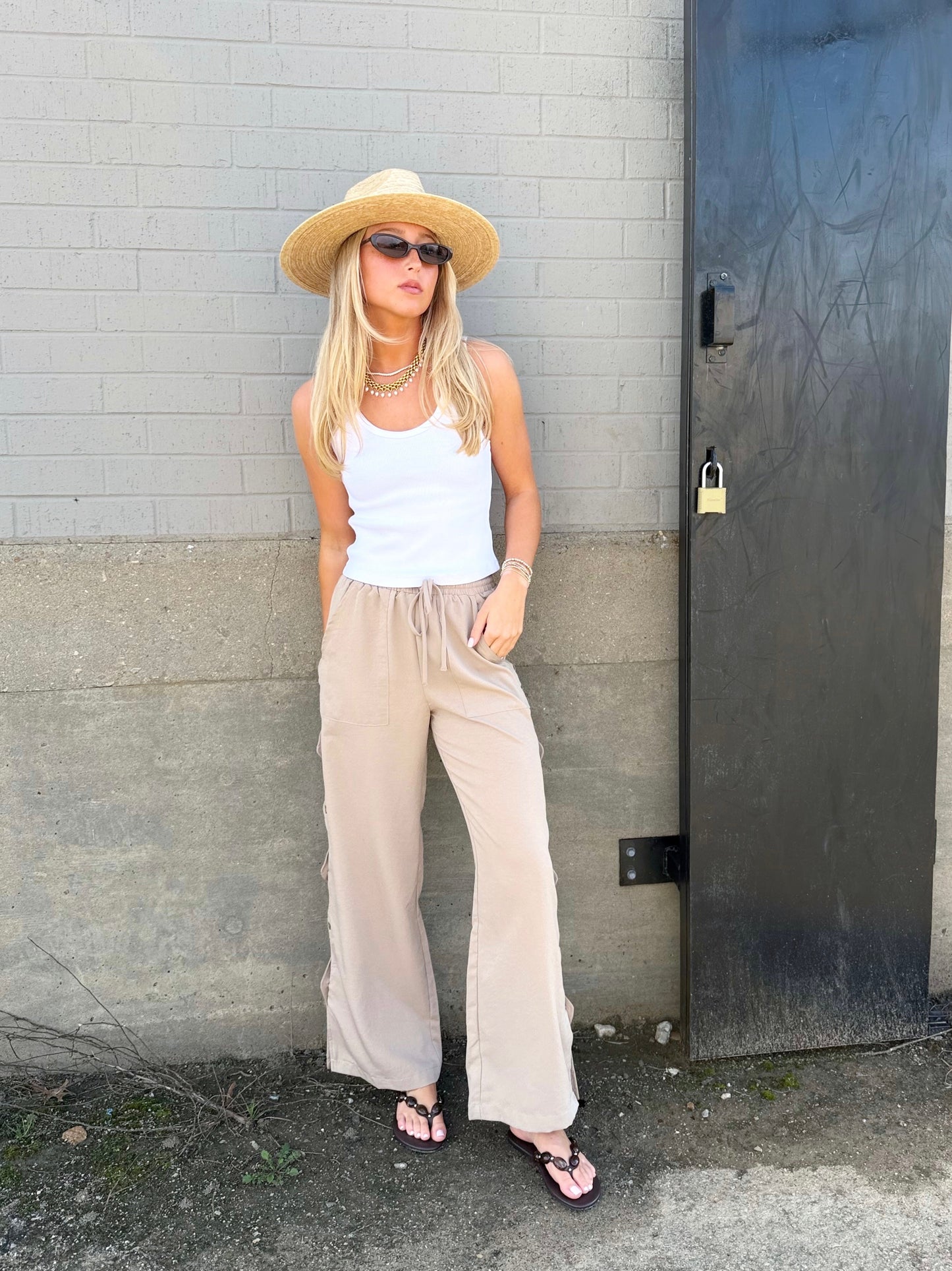 NATURAL ROOTS BUTTON PANTS