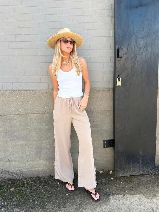 NATURAL ROOTS BUTTON PANTS