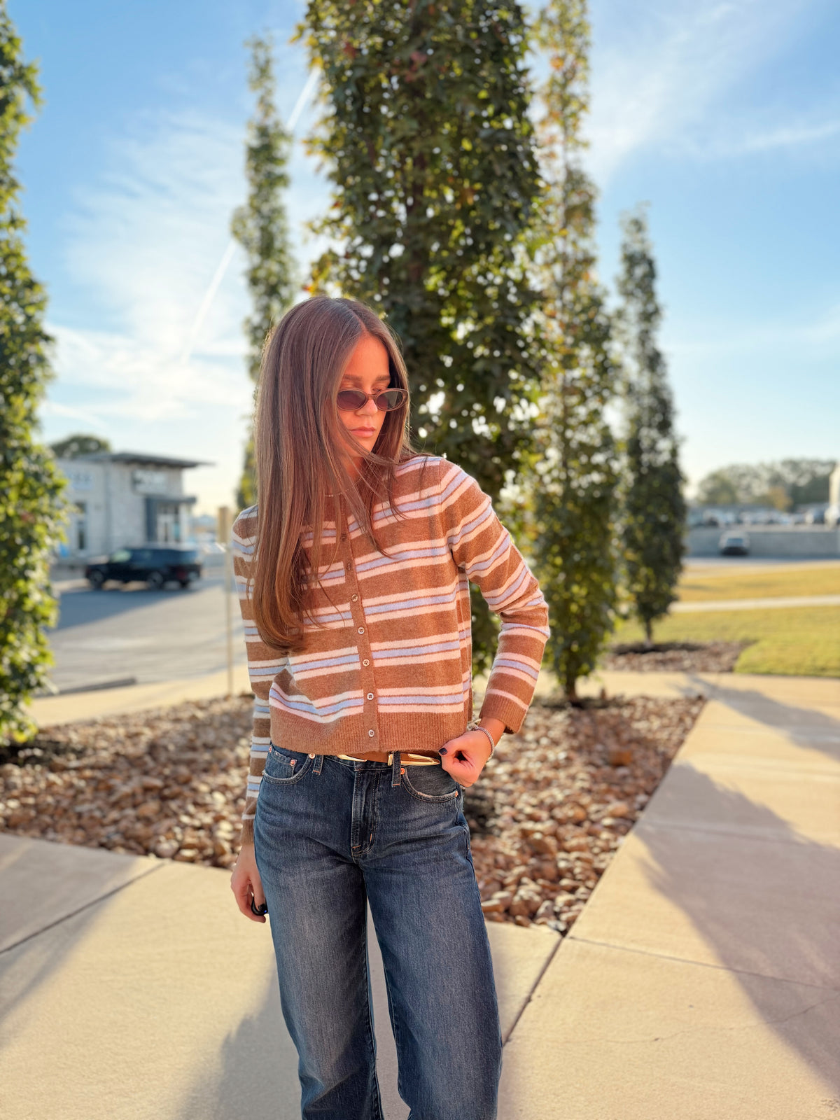 MEDINA STRIPE CARDIGAN