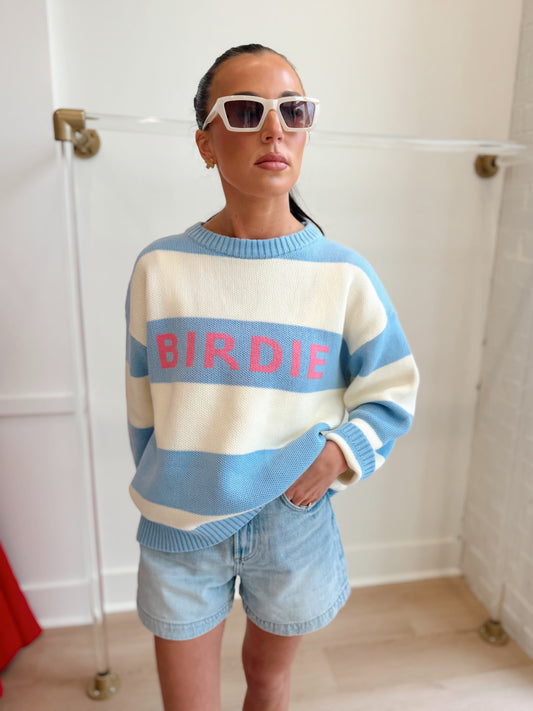 GOLF BIRDIE STRIPE SWEATER