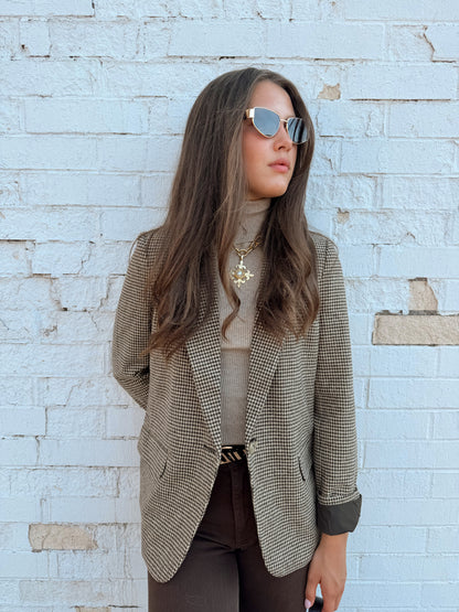 EVAN CHECK BLAZER