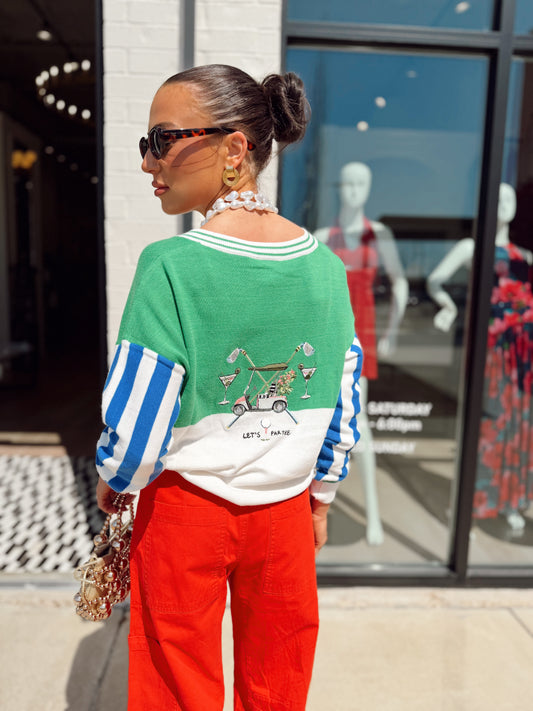 LETS PAR-TEE SWEATER