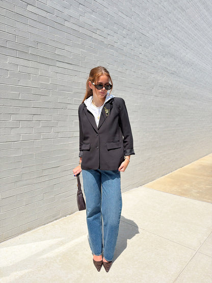 TAILORED BLAZER WITH HOODIE