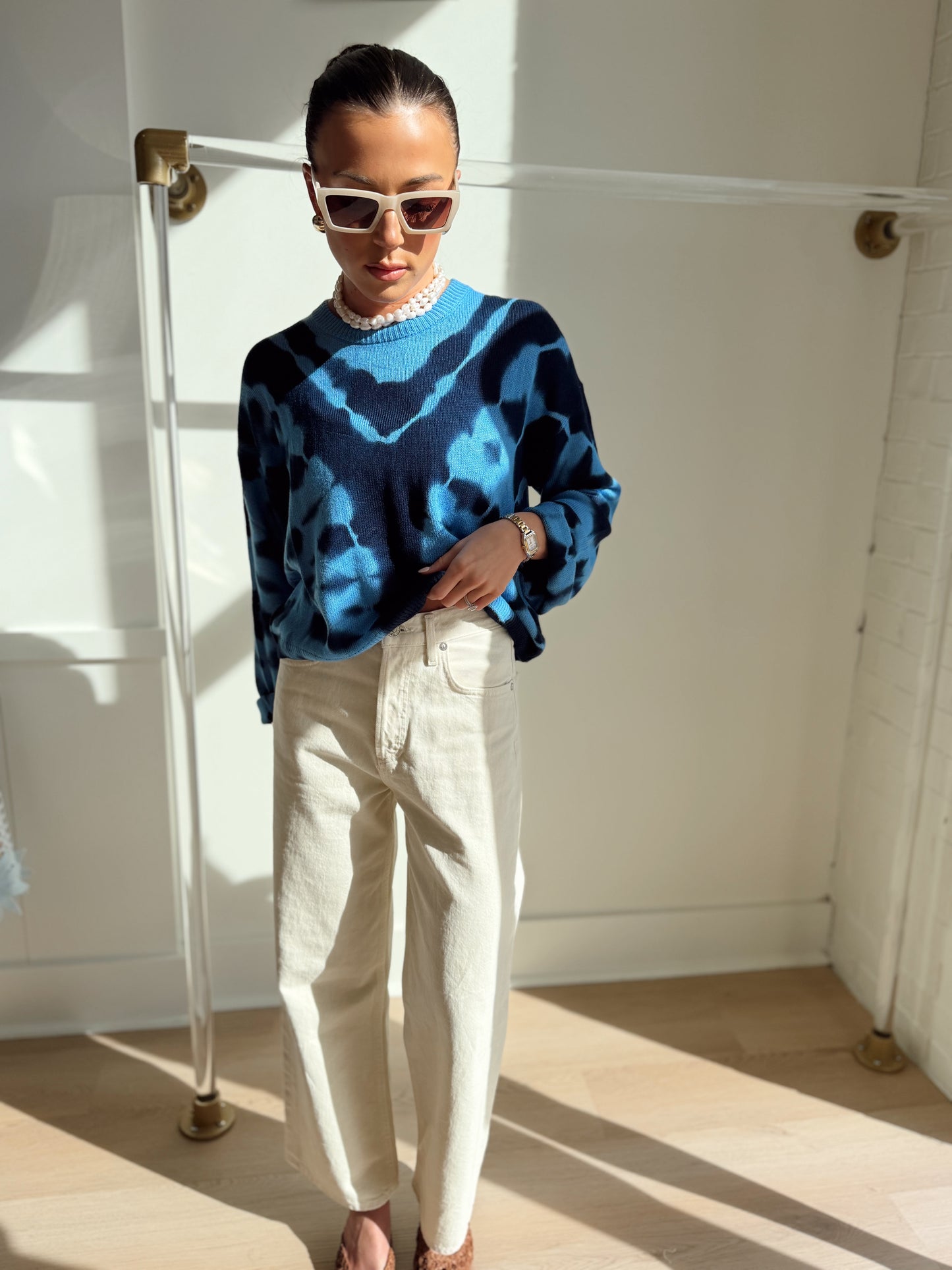 CAPRINA TIE DYED SWEATER