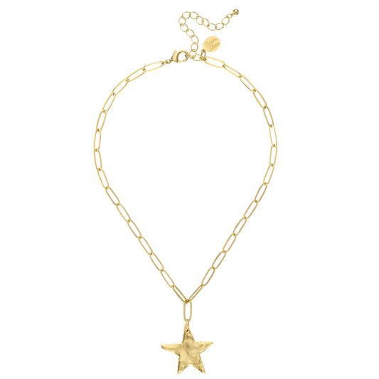 STAR PAPERCLIP NECKLACE