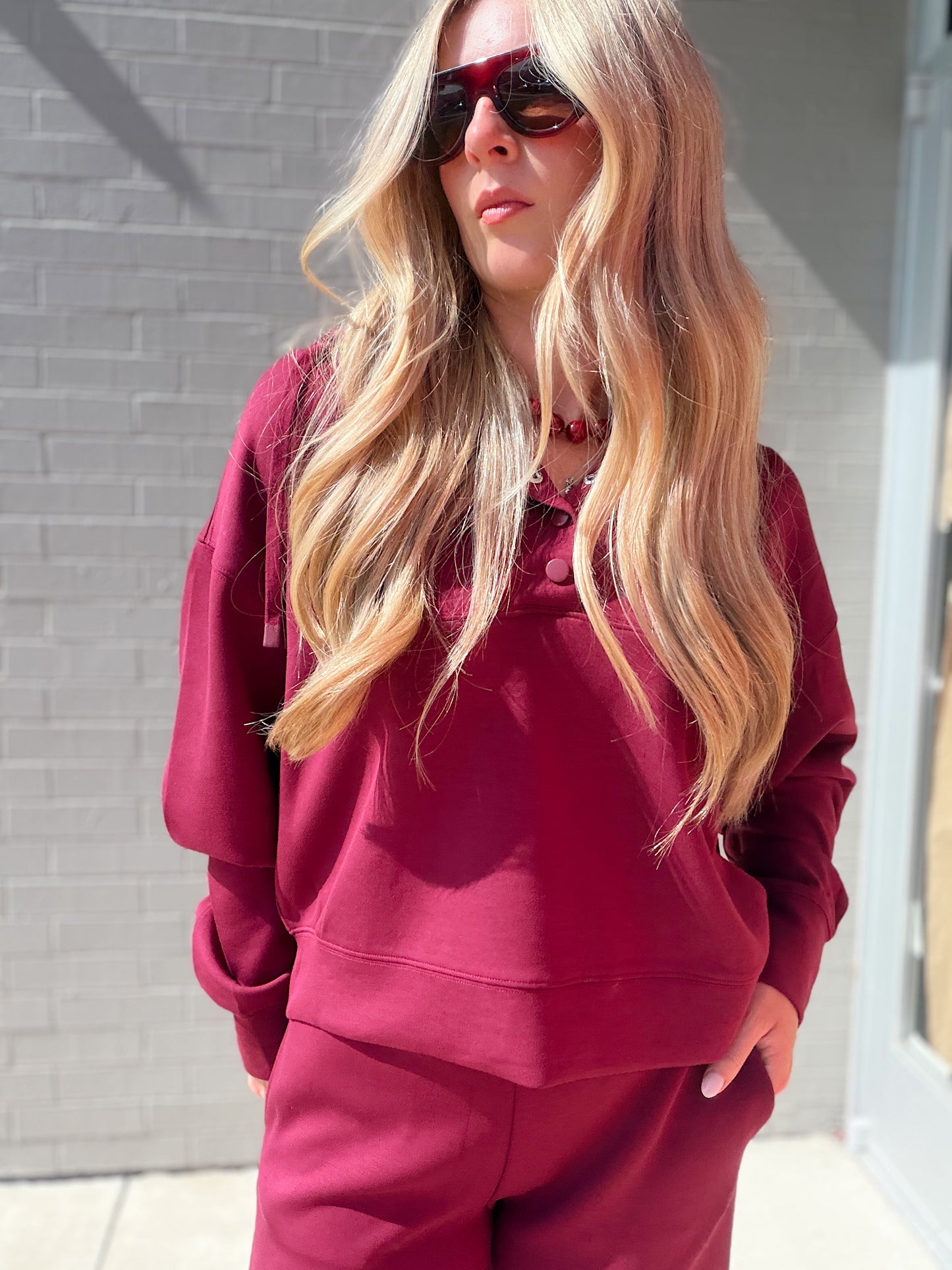 SALLIE SOFT KNIT HOODIE