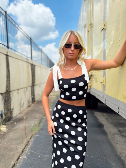 POLKA DOT TIE SET