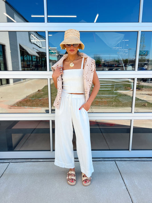 EASTON LINEN PANT